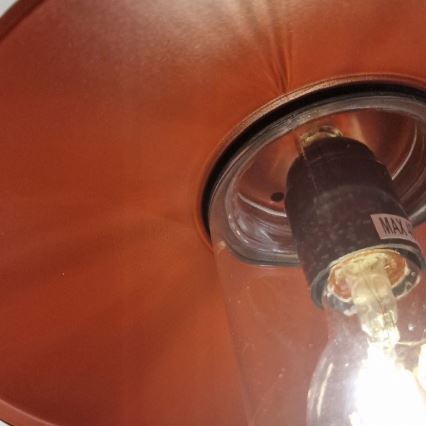 Elstead - Venkovní nástěnné svítidlo KLAMPENBORG 1xE27/60W/230V IP44 červená